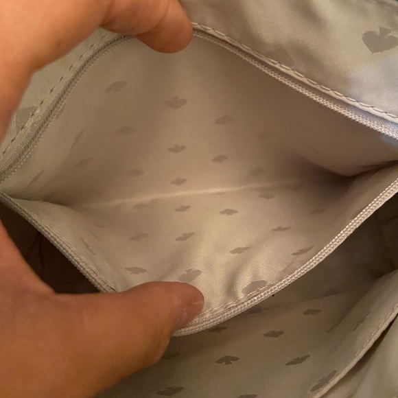 Kate Spade baby dusty blue pebbled leather Monica crossbody NWT - Picture 13 of 17